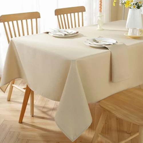 Miniatura 9 de SASTYBALE Juego de 4 servilletas de lino sintético, sin arrugas, lavables, de tela suave, texturizada, para comedor, cena, fiesta, boda, vacaciones