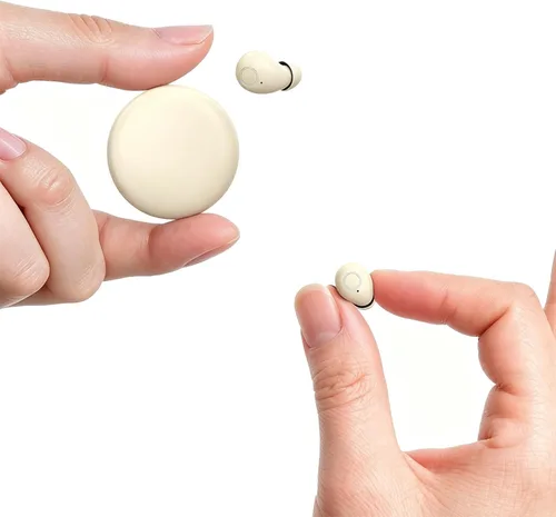 Xmenha Pequeños mini auriculares invisibles inalámbricos Bluetooth para orejas pequeñas, de perfil bajo, discretos, ocultos para dormir, auriculares