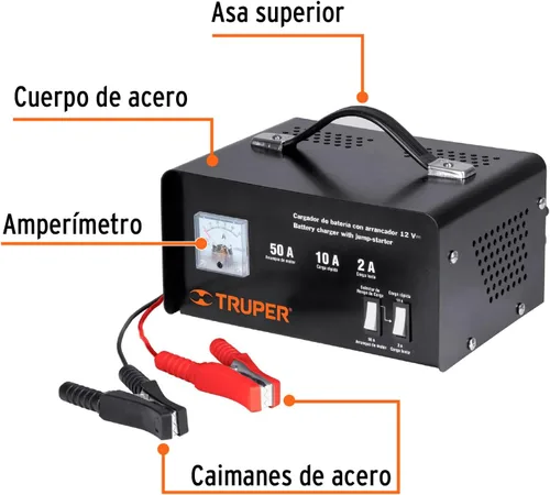 Miniatura 2 de TRUPER CARBA-50 Cargador de batería de coche de 12 V/50 amperios