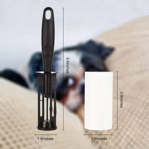 Miniatura 6 de COMMEMA Rodillos de pelusa para pelo de mascotas extra pegajosos, juego de removedor de pelo de mascotas para eliminación de pelo de perros y gatos