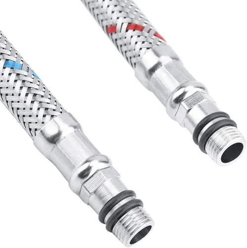 Miniatura 7 de Conector de grifo de compresión de acero inoxidable, manguera de suministro de agua flexible Se del grifo, Bdsxc66 para agua fría y caliente