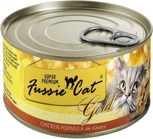 Miniatura 12 de Fussie Cat Fórmula de pollo súper premium en salsa sin granos, comida húmeda para gatos de 2.82 onzas, caja de 24
