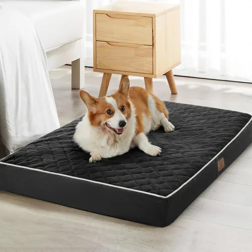 Miniatura 26 de WNPETHOME Cama Ortopédica para Perros para Jaula, Cama Impermeable Extra Grande para Perros con Funda Lavable Extraíble, Camas para Jaula de Perros