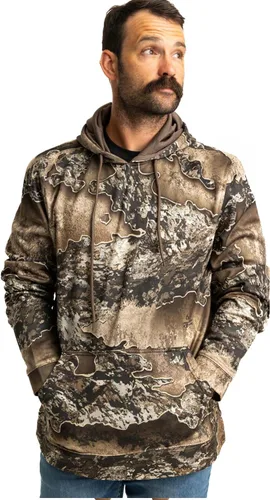 Miniatura 2 de Realtree Sudadera con capucha de camuflaje de peso medio y sherpa para hombre