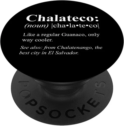 Guanaco Chalatenango El Salvador Gift - Soporte y agarre para teléfonos y tabletas, Negro