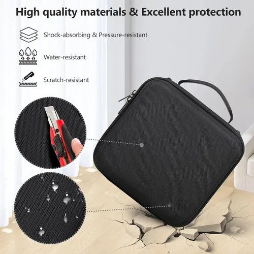 Miniatura 6 de Funda rígida de transporte para Canon EOS Rebel T7 / T8i / T5 / R50 / R100 / T6 / R8 / R10 / R5 Mark II / R7 / R5 / T100 DSLR cámara, lente, trípode