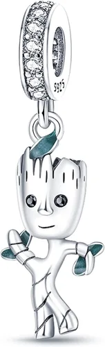 Abalorio de plata de ley 925 para pulseras y collares Pandora para mujer, circonitas cúbicas 5A, cuentas de joyería