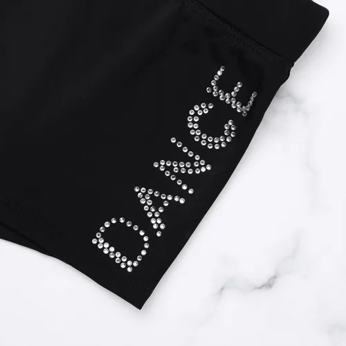 Miniatura 4 de Traje de baño deportivo sin mangas con pantalones cortos para entrenamiento y fitness para niñas y niñas