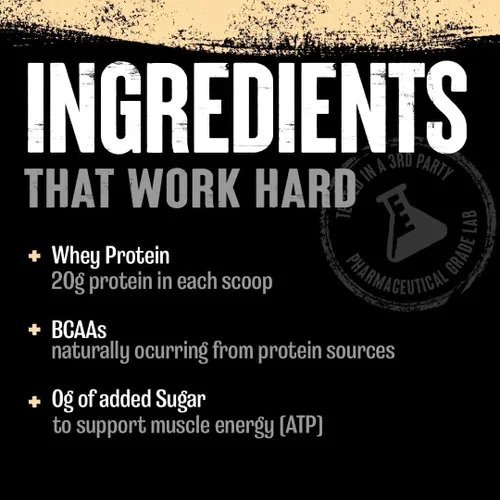 Miniatura 4 de Animal 100% Proteína de Suero en Polvo (Muestras) y Botella Agitadora – Proteína de suero con café helado instantáneo real + 20 g de proteína, 120mg