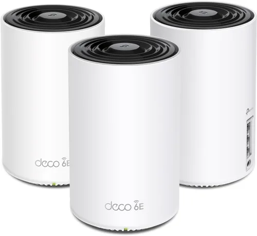 TP-Link Deco XE75 AXE5400 Tri-Band WiFi 6E Mesh System - Wi-Fi hasta 7200 pies cuadrados, Calificado por Engadget como la Mejor Malla para la