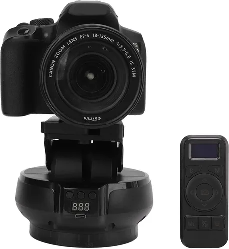 Miniatura 9 de Cabezal de bola de trípode panorámico motorizado de 2.4G, cabezal de inclinación panorámico motorizado automático con interfaz de liberación