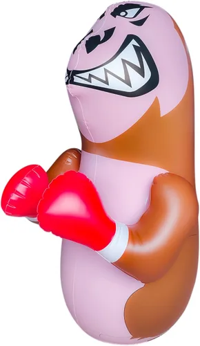 Miniatura 8 de 48 in Punching Bag for Kids, Free Standing Inflatable Dummy, Inflatable Punching Bag, De-Stress Boxing Bag for Kid Orangután-BDW-Verde