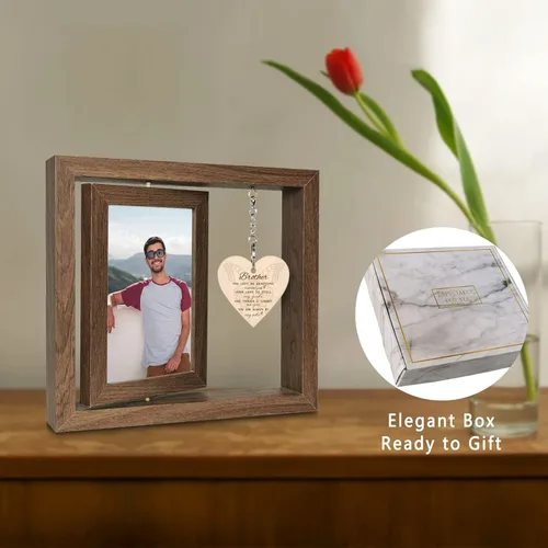 Miniatura 2 de EYITUPC Regalos de condolencias por la pérdida del hermano, marco conmemorativo en memoria del hermano, regalos de duelo en recuerdo de hermano