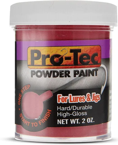 Miniatura 23 de Pro-Tec Pintura en Polvo para Jigs y Señuelos, Pintura para Señuelos de Pesca de Cabeza de Jig Resplandor verde brillante