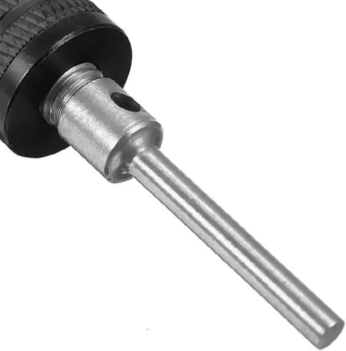 Miniatura 8 de Mesee 2 unidades de mini taladro de mandíbula sin llave, adaptador de portabrocas de cambio rápido, mini herramienta de conversión de pinza