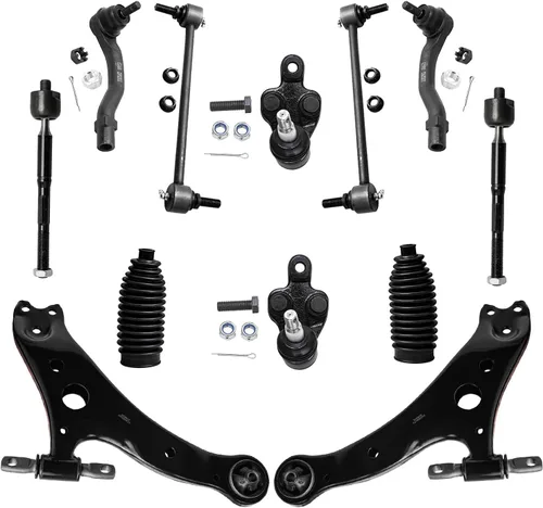Miniatura 37 de Detroit Axle - Kit de suspensión delantera de 12 piezas para Mercury Grand Marquis Ford Crown Victoria Town Car 2003-2011, 2 brazos de control