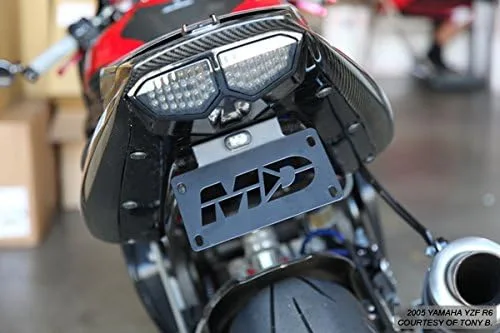 Miniatura 2 de Kit eliminador de guardabarros para Yamaha YZF R6 2003-2005, R6S 2006-2009, R1 2002-2003