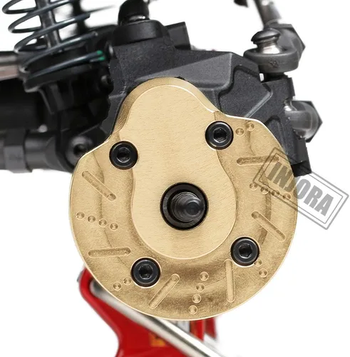 Miniatura 4 de INJORA AXI03007 - Tapa de dirección para nudillos de latón para 1:10 RC Crawler AXAIL SCX10 III AXI03007 y Capra 1.9 UTB AXI03004, 2