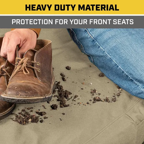 Miniatura 5 de Cat® Funda de asiento delantero de ajuste personalizado para Ford F250 / F350 / F450 / F550 (1999-2007) – Funda de asiento de camión duradera Oxford
