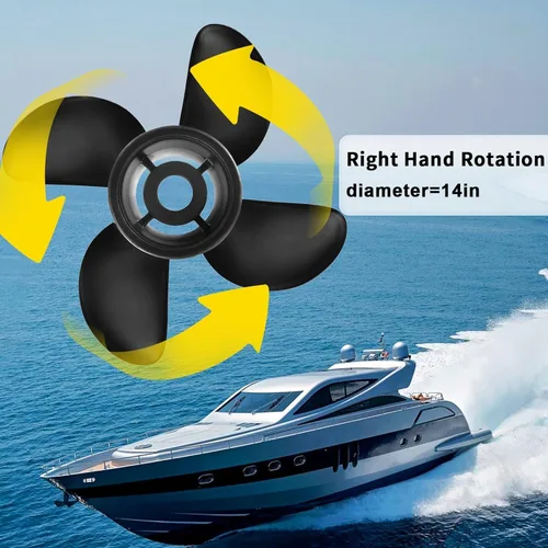 Miniatura 5 de Boat Propeller Compatible with Mercury Mercruiser Alpha One/Bravo One Outboard Motors 135HP 150HP 175HP 200HP 225HP 250HP 300HP, 2&4-Stroke