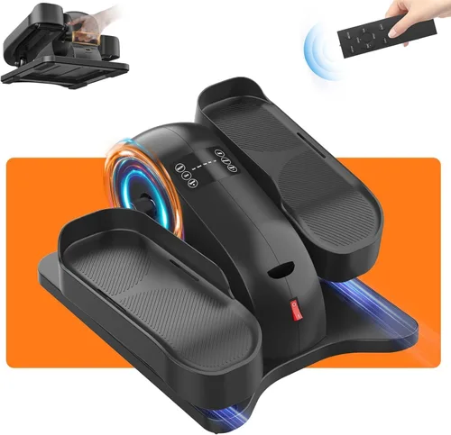 Miniatura 7 de Under Desk Elliptical Machine for Senior Mini Elliptical Leg Exerciser with Remote Quiet Portable Electric Seated Foot Pedal Exerciser for Home