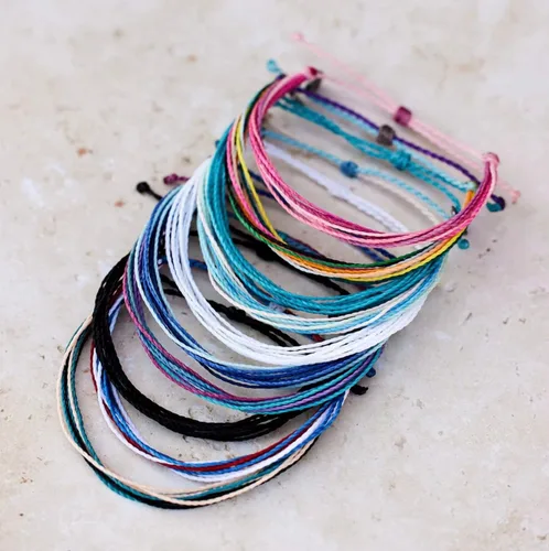 Miniatura 3 de Pura Vida Paquete de pulseras de la amistad, juego de 10 pulseras apilables para mujer, pulseras hechas a mano y pulseras bonitas, accesorios
