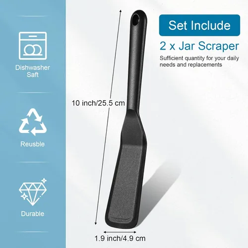 Miniatura 2 de Zopeal 2 Piezas Espátula para Crepes de Silicona Estrecha y Larga, Volteador Resistente al Calor para Cocinar, Espátula para Tortitas Antiadherente