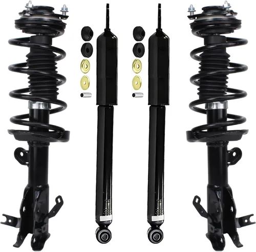Miniatura 91 de Detroit Axle - Amortiguadores de puntales para Nissan Sentra 2007-2012 [Base S SL SR] Puntales delanteros completos con amortiguadores traseros