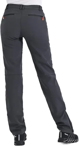 Miniatura 2 de Postropaky - Pantalones de esquí de nieve para mujer, impermeables, aislados, softshell, snowboard, cierre inferior de pierna