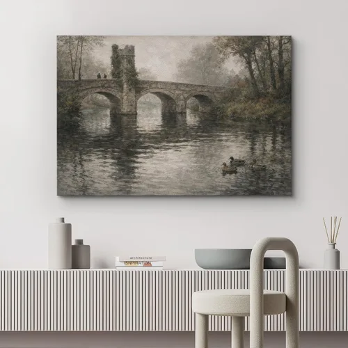 Miniatura 141 de wall26 Prado con álamos por Claude Monet - Arte moderno impresionista, arte en lienzo para el hogar, 12 x 18 pulgadas