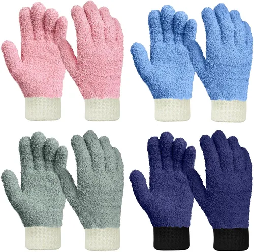 Miniatura 16 de MIG4U Guantes de limpieza de microfibra para el hogar, guantes para limpiar persianas, ventanas, contraventanas, muebles y coche, reutilizables, sin