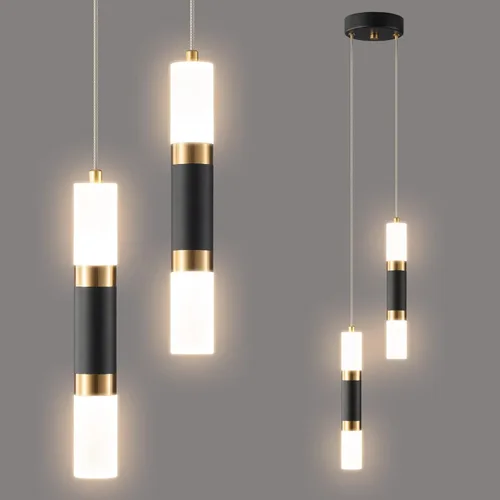 Miniatura 15 de Iluminación colgante moderna de cocina sobre isla regulable LED de 3 luces mini lámpara colgante, luces colgantes de cocina y dormitorio, accesorios