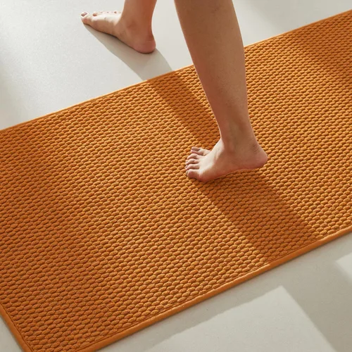 Miniatura 62 de TYUU Alfombras de Baño Antideslizantes Lavables, Tapete de Baño Súper Absorbente Delgado de Pila Baja para Secar Rápido, Alfombra de Baño Pequeña