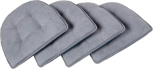 Miniatura 78 de Cojines antideslizantes para silla, ensamblados en Estados Unidos, almohadillas de asiento antideslizantes en forma de U para comedor, cocina