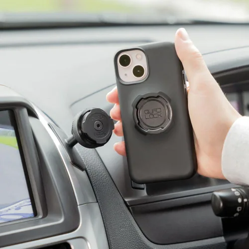 Miniatura 5 de Soporte de teléfono adhesivo Quad Lock para salpicadero/consola de coche para iPhone, Galaxy, Pixel y adaptador universal