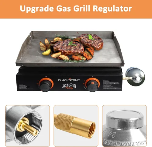 Miniatura 2 de AJinTeby Regulador de parrilla de gas apto para parrillas de mesa Blackstone de 17 pulgadas y 22 pulgadas, para la serie Blackstone Adventure Ready