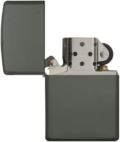 Miniatura 4 de Encendedor de bolsillo Zippo Classic verde mate