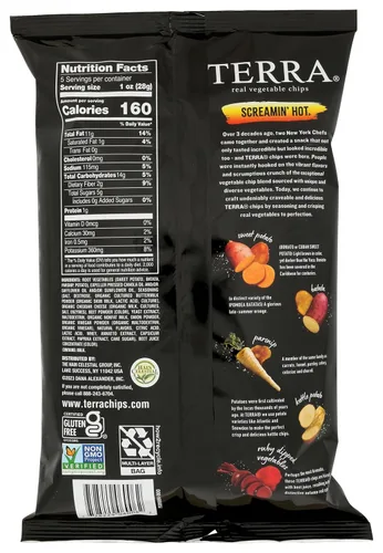 Miniatura 2 de Terra Chips de verduras Screamin' Hot oz, 5 onzas