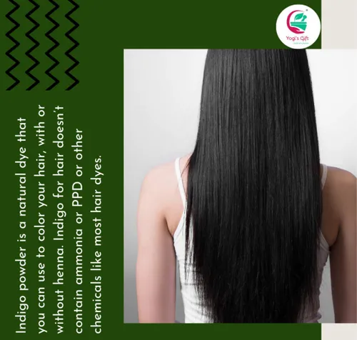 Miniatura 3 de 17.64 oz Polvo índigo para cabello (1.2 LB / 17.6 oz) 100% puro y natural Tinte de henna negra Ideal para tinte natural oscuro y negro