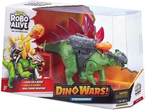 Miniatura 2 de United Pacific Designs 7131: Zuru Robo Alive Dino Wars Series 1 Stegasaurus Varios diseños