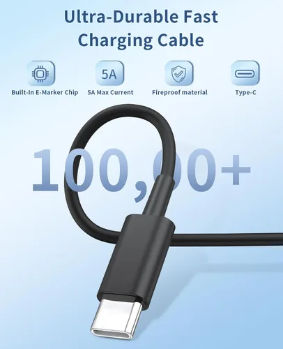 Miniatura 4 de Cargador Tipo C de Carga Rápida, Paquete de 2 Cargadores USB C Súper Rápidos de 25 W con Cable USB C de 6 Pies Compatible con Samsung Galaxy S24