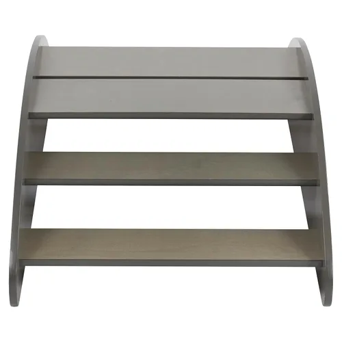 Miniatura 12 de ECR4Kids Mecedora y centro de juegos de escalones, de madera, muebles Montessori, Grey Wash