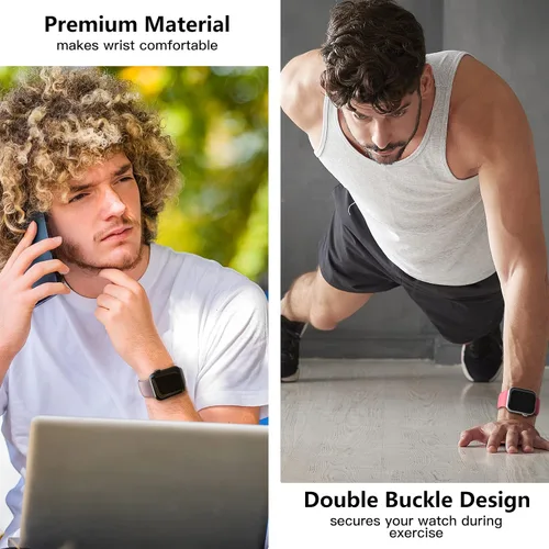 Miniatura 8 de Correas deportivas compatibles con Apple Watch Band de 1.496 pulgadas, 1.575 pulgadas, 1.614 pulgadas, 1.654 pulgadas, 1.732 pulgadas, 1.772