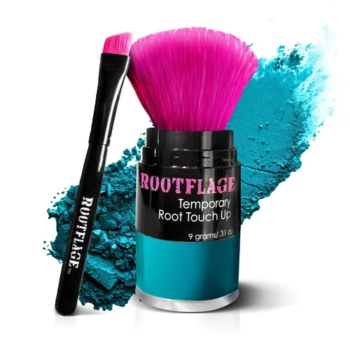 Miniatura 13 de Rootflage Tinte temporal para el cabello de color rosa, champú en polvo de color rosa, funciona en cabello oscuro (01 Pink Parade) 0.31 onzas 01