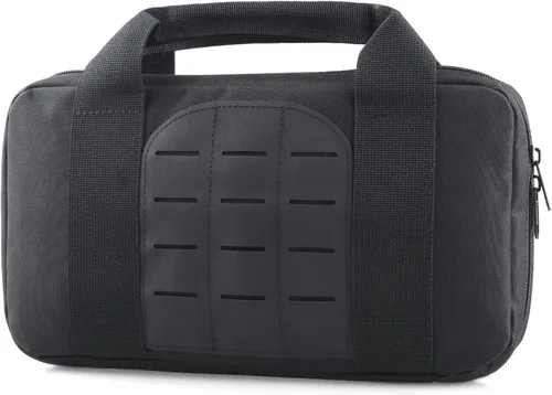 Miniatura 8 de LIVANS Estuche para pistola táctica, funda acolchada para pistola doble, cartera para pistola de mano, fundas blandas, bolsas rectangulares
