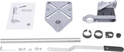 Miniatura 7 de Adaptador de prensa de taladro para taladro manual, mesa de prensa de taladro de piso, guía de taladro portátil, soporte de taladro de aleación