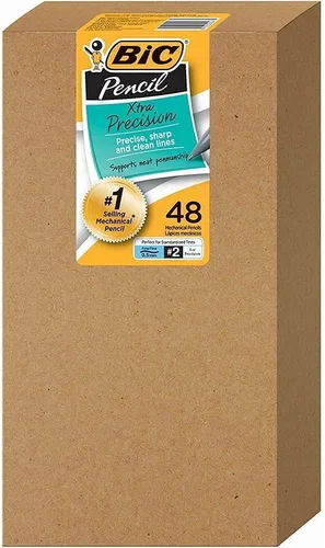 Miniatura 3 de BIC - Lápiz mecánico Xtra-Precision, barril metálico, punta fina (0.5 mm), 48
