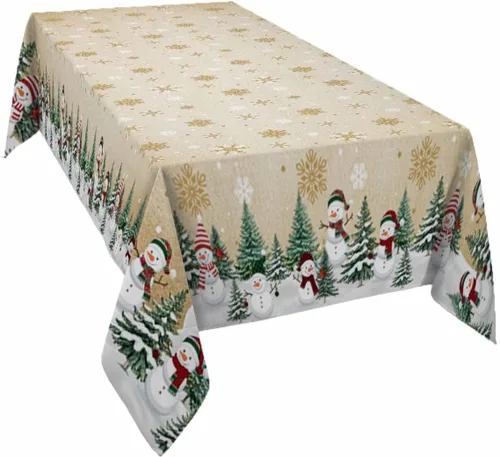 Miniatura 18 de Mantel rectangular impermeable con hojas de eucalipto de otoño, 52 x 70 pulgadas, mantel otoñal, rústico, girasol, acuarela, botánico, a prueba
