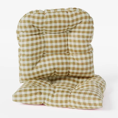 Miniatura 85 de Klear Vu Gripper Overstuffed - Cojines universales antideslizantes para silla de comedor para decoración de cocina o uso de oficina, almohadilla