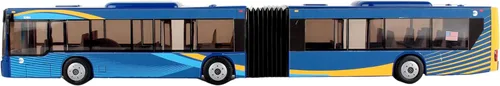 Miniatura 2 de Daron MTA Autobús de la Ciudad de Nueva York 16" Autobús Articulado RT8571 Juguete, Azul, Marrón